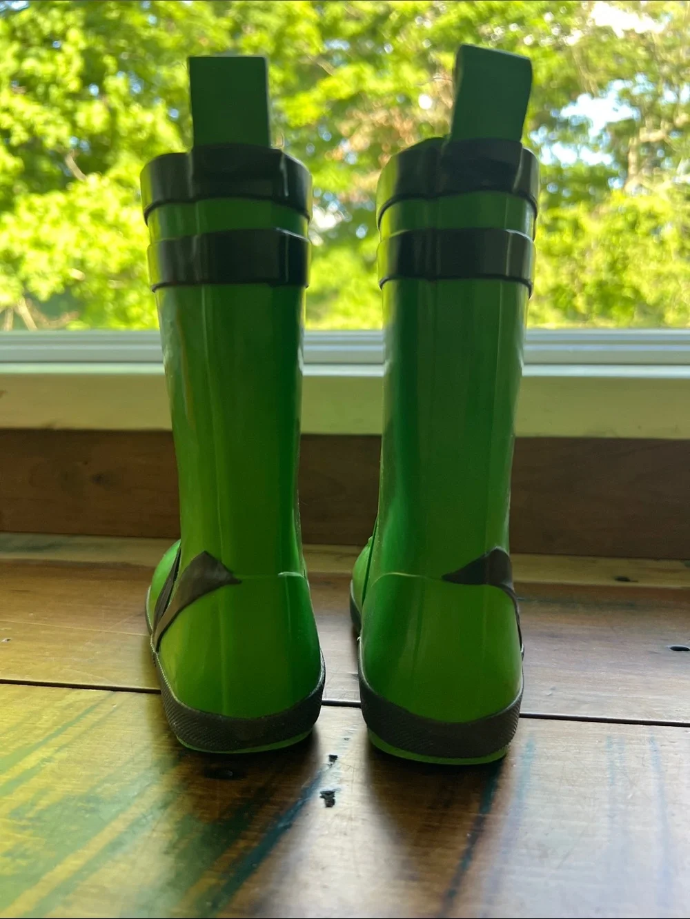Kidorable Green Frog Rain Boots Size C10 or 10T